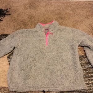 Gray Sherpa Pullover
